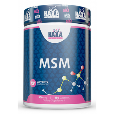 Haya Labs, MSM, 500 мг, 180 капсул (820225), фото