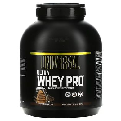 Universal Nutrition, Ultra Whey Pro, протеїновий порошок, подвійна порція шоколадної крихти, 2270 г (UNN-01648), фото
