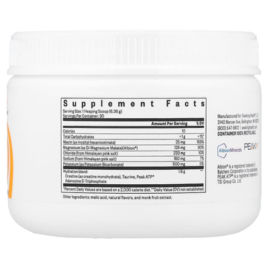 Комплекс электролитов Seeking Health Optimal Electrolyte | апельсин - 190,8 г, фото
