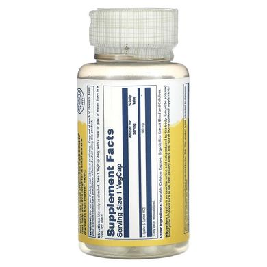 Solaray, L-лізин, 500 мг, 60 рослинних капсул (SOR-04940), фото