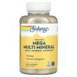 Мультимінеральний комплекс без заліза, Mega Multi Mineral, Solaray, 200 капсул (SOR-04514)