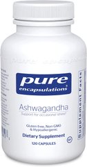 Pure Encapsulations, Ашвагандха, 500 мг, 120 капсул (PE-00612), фото