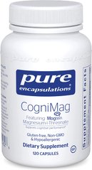 Магній-L-треонат, CogniMag, Pure Encapsulations, 120 капсул (PE-02393), фото