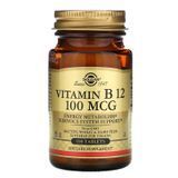 Вітамін B12 100 мкг Solgar Vitamin B12 - 100 таблеток, фото