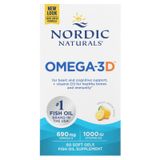 Nordic Naturals NOR-01761 Nordic Naturals, Omega-3D, зі смаком лимона, 1000 мг, 60 м'яких желатинових капсул (NOR-01761)