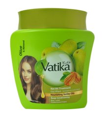Маска для волосся Глибоке кондиціювання, Vatika Virgin Olive Deep Conditioning, Dabur, 500 г (DBR-20141), фото