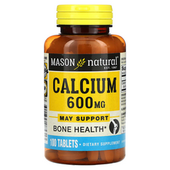 Mason Natural, Кальцій, 600 мг, 100 таблеток (MAV-08531), фото