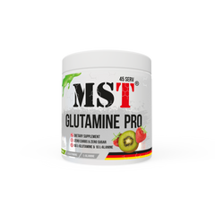 MST Nutrition, L-глютамин, Glutamine Pro (Glutamine + L Alanine), 5000 мг, вкус клубника-киви, 315 г (MST-00294), фото