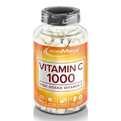 IronMaxx, Вітамін C, 1000 мг, 100 капсул (815233), фото