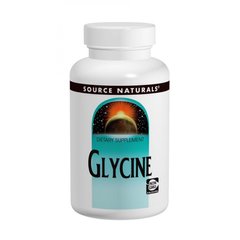 Гліцин, Source Naturals, 500 мг, 100 капсул (SNS-01604), фото
