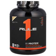 Rule 1, Protein R1, 25 г изолята протеина + 6 г BCAA, печенье и крем, 2270 г (816682), фото