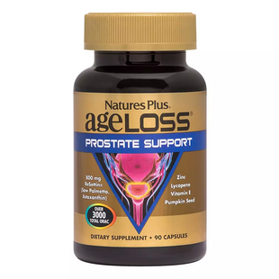 Nature's Plus, Комплекс для підтримки здоров'я простати, AgeLoss Prostate Support, 90 капсул (NAP-08007), фото