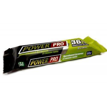 Power Pro, Батончик 36%, горіх, 60 г - 1/20 (103698), фото
