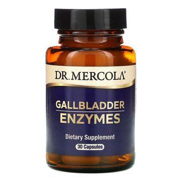 Dr. Mercola, ферменти жовчного міхура, 30 капсул (MCL-03095), фото