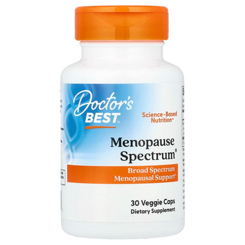 Doctor's Best, Спектр для допомоги при менопаузі з EstroG-100, 30 вегетаріанських капсул (DRB-00297), фото