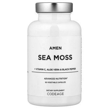 Морський мох Codeage Amen Sea Moss - 90 рослинних капсул, фото