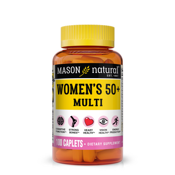 Мультивитамины для женщин 50+ Mason Natural Women's 50+ Multi - 100 каплет, фото