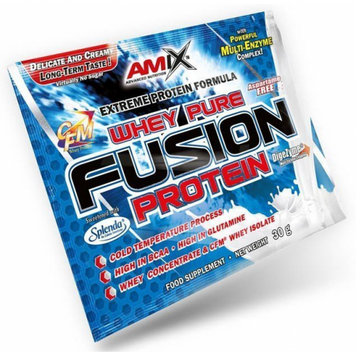 Amix, Whey-Pro FUSION, мокко-шоколад-кофе, 30 г, - 1/20 (818055), фото