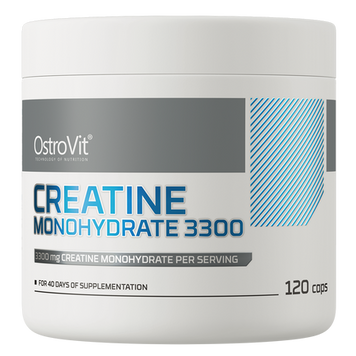 Креатин моногідрат 3300 мг OstroVit Creatine Monohydrate - 120 капсул, фото
