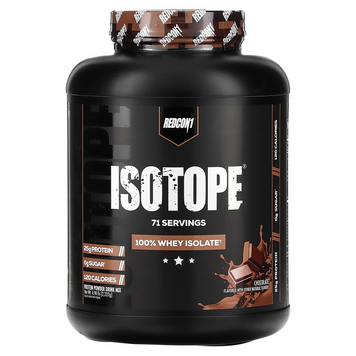 Redcon1, Isotope, протеїнова суміш для приготування напою, зі смаком шоколаду, 2222 г (817294), фото