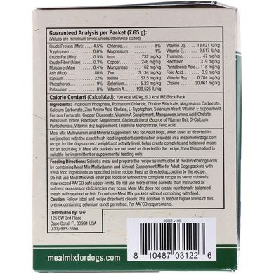 Dr. Mercola, Суміш їжі, мультивітамінна та мінеральна добавка для дорослих собак, 30 пакетиків, по 7,65 г кожен (MCL-03122), фото