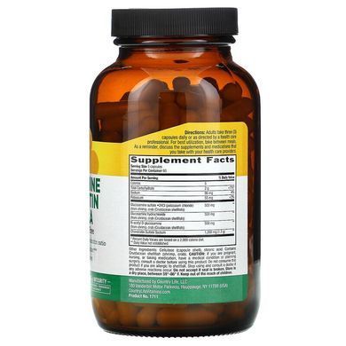 Глюкозамин и хондроитин Country Life Glucosamine Chondroitin Formula - 180 капсул, фото