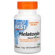 Doctor's Best, мелатонин, натуральная мята, 5 мг, 120 жевательных таблеток (DRB-00407)