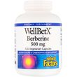 Natural Factors, WellBetX, берберин, 500 мг, 120 вегетаріанських капсул (NFS-03543)