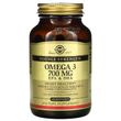 Solgar, Омега-3, ЭПК и ДГК, двойной концентрации, 700 мг, 60 мягких капсул (SOL-02051)