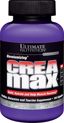 Ultimate Nutrition, Biovolumizing Crea Max с L-глютамином и L-таурином, 2000 мг, 144 капсулы (ULN-00430), фото