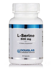 Douglas Laboratories, L-серин 500 мг, L-Serine, 60 капсул (DOU-01842), фото
