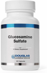 Глюкозамін сульфат, синтез і підтримка сполучної тканини, Glucosamine Sulfate, Douglas Laboratories, 500 мг, 60 капсул (DOU-00067), фото