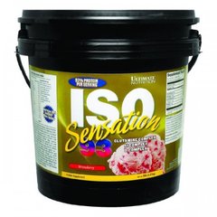 Ultimate Nutrition, ISO Sensation, Ізолят сироваткового протеїну, полуниця, 2270 г (ULN-00289), фото