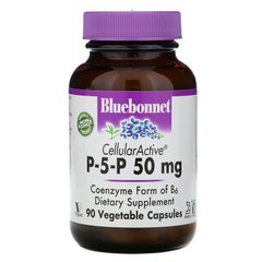 Bluebonnet Nutrition, P-5-P, 50 мг, 90 рослинних капсул (BLB-00429), фото