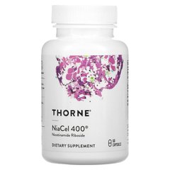 Thorne Research, NiaCel 400, 60 капсул (THR-01208), фото