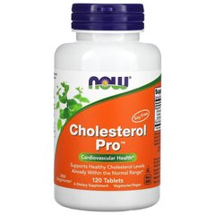 NOW Foods, Cholesterol Pro, 120 таблеток (NOW-03510), фото