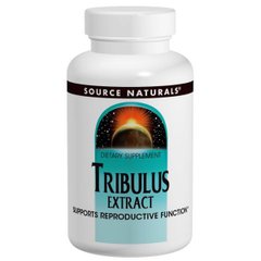 Екстракт Трибулус, Source Naturals, 750 мг, 60 таблеток (SNS-01461), фото
