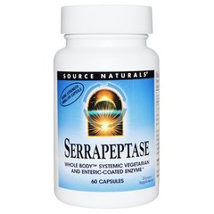 Серрапептаза, Source Naturals, 60 гелевых капсул (SNS-01949), фото