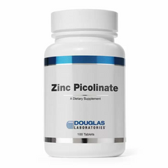 Цинк пиколинат, Zink Picolinate, Douglas Laboratories, 20 мг, 100 таблеток (DOU-03055), фото