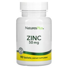Nature's Plus, Цинк, 50 мг, 90 таблеток (NAP-03645), фото