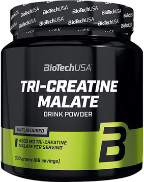 BioTech, Tri-Creatine Malate, 4500 мг, без вкуса, 300 г (BIT-22817), фото