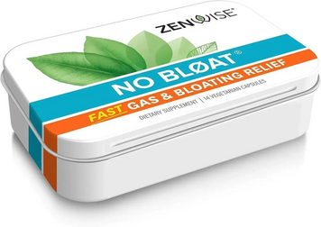 Zenwise Health, Пробіотик від здуття живота, No Bloat with Clinically Studied DE111 Probiotic, щоденний, 14 вегетаріанських капсул (ZNW-72045), фото