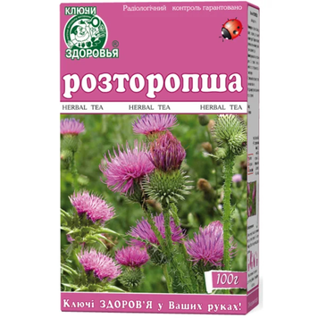 Розторопша плоди подрібнені Ключі здоров'я - 100 г, фото
