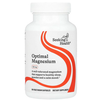 Seeking Health, Магний, 150 мг, Optimal Magnesium, 100 вегетарианских капсул (SKH-52064), фото