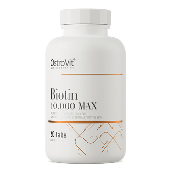 Ostrovit, Біотин, Biotin 10000 Max, 60 таблеток (OST-90745), фото