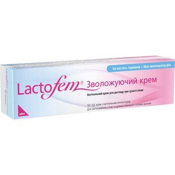 Крем вагинальный Lactofem увлажняющий с аппликатором - 50 г., фото