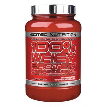 Scitec nutrition, 100% Whey Protein Prof, ваніль, 920 г (103988), фото
