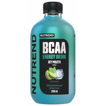 Nutrend, BCAA Energy Drink, крижаний мохіто, 330 мл - 1/8 (NUT-17148), фото