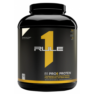 Rule 1, R1 Pro 6 Protein - 1820 г - Ванильный крем (816717), фото