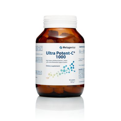 Вітамін С, буферизований, Ultra Potent-C, Metagenics, 1000 мг, 90 таблеток (MET-03061), фото
